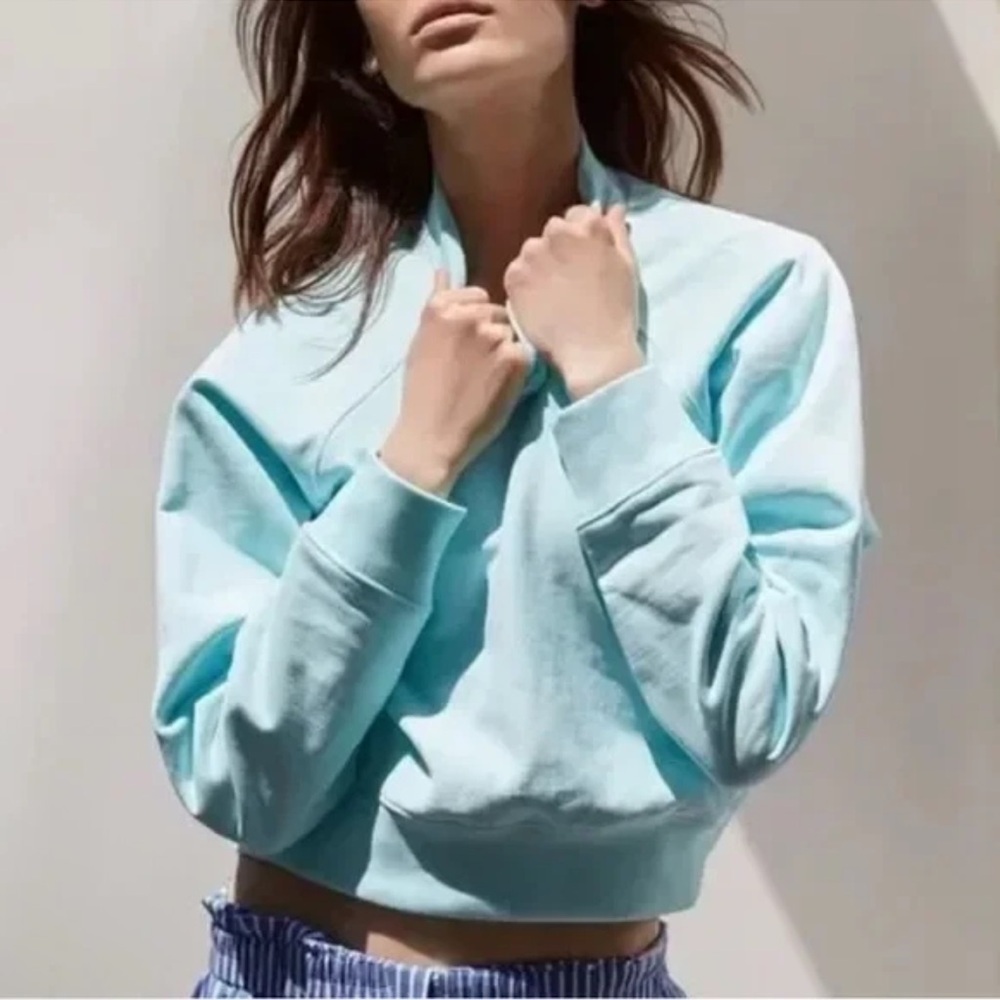 NWT THAKOON Light Blue Sweatshirt SIZE MEDIUM